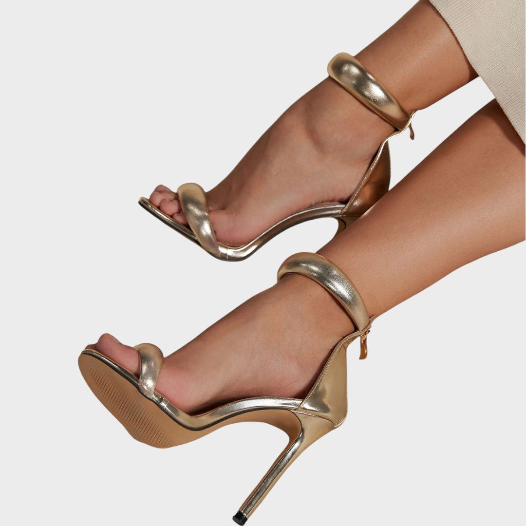 Alda | Tacones Altos con Tira en el Tobillo