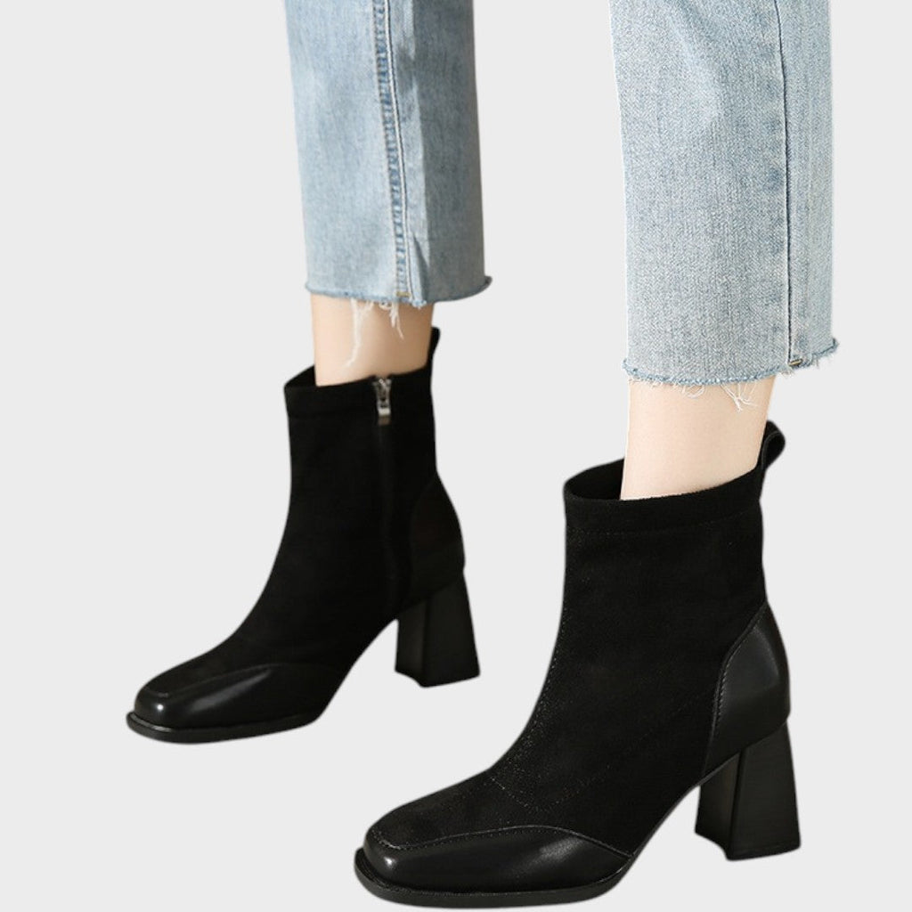 Verona | Botas de Antes con Detalles de Piel