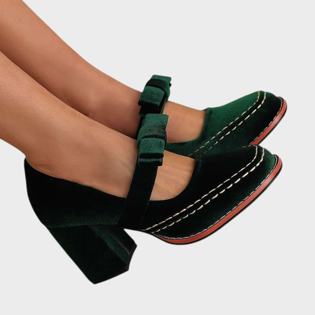 Alessia | Mocasines de Terciopelo