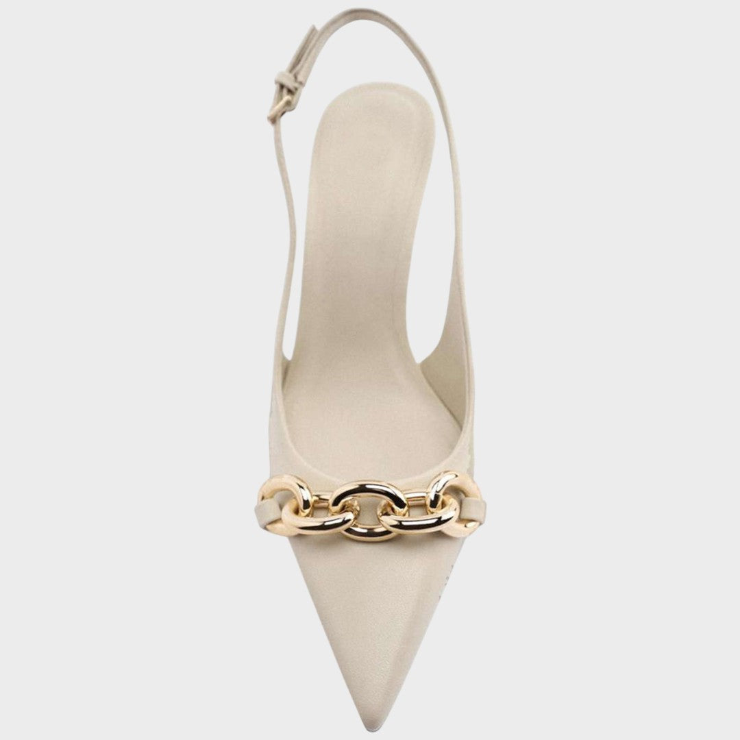 Valéria | Tacones Metálicos con Cadena