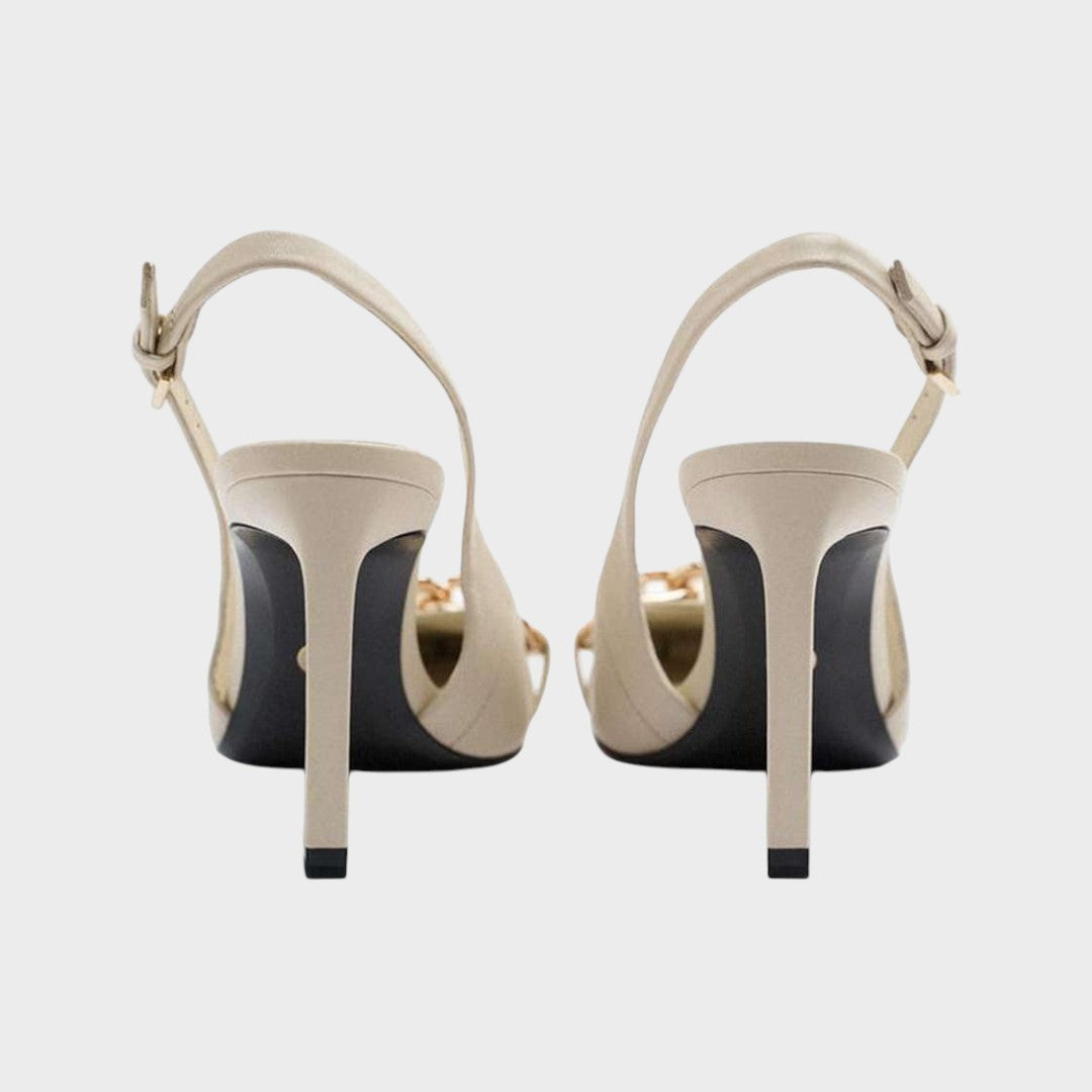 Valéria | Tacones Metálicos con Cadena