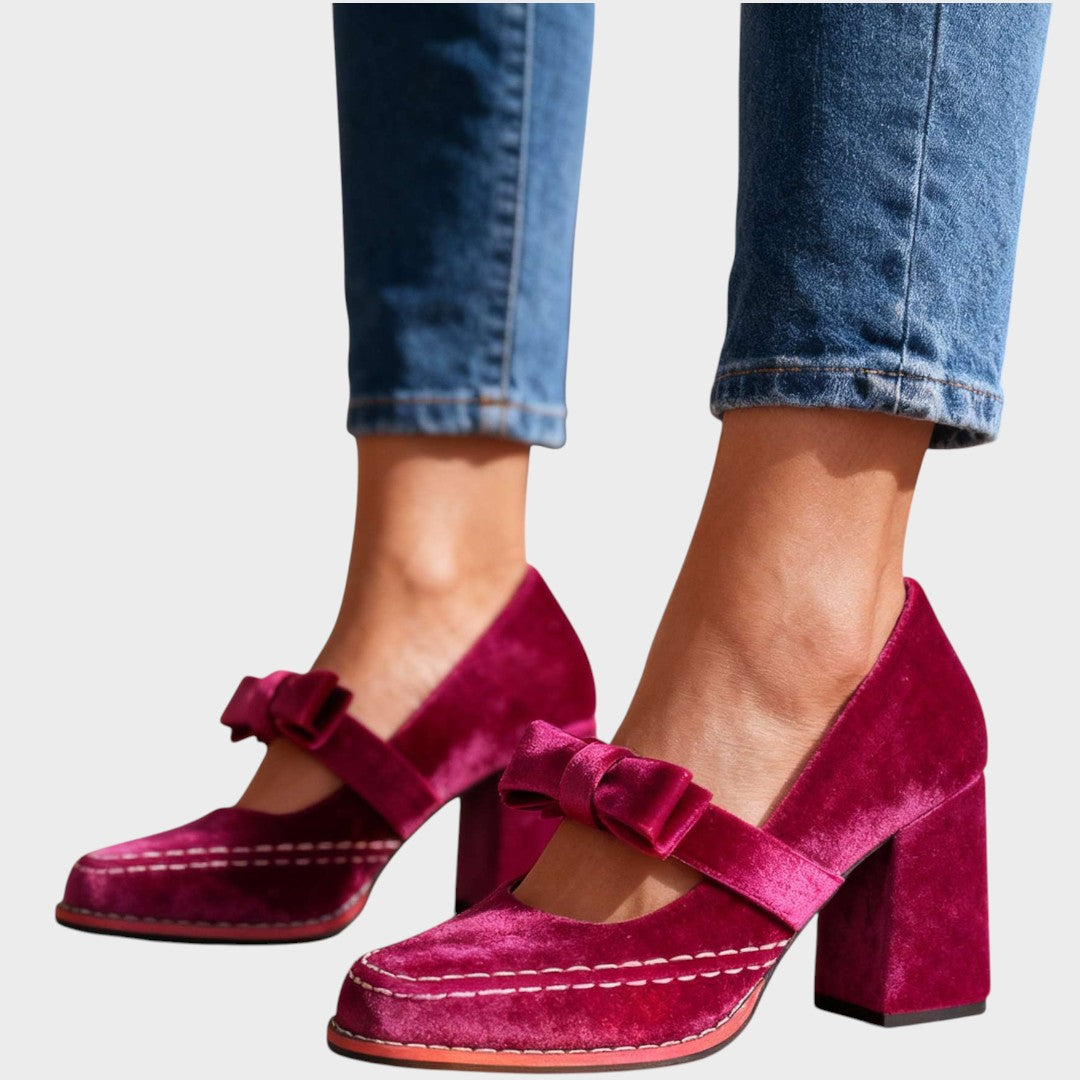 Alessia | Mocasines de Terciopelo