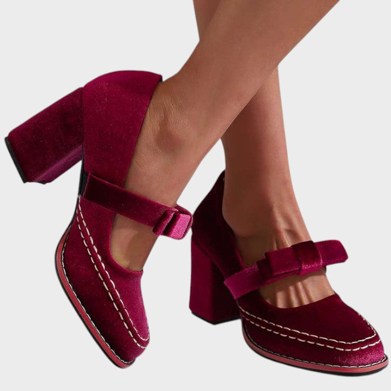 Alessia | Mocasines de Terciopelo