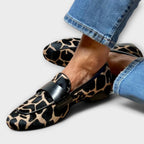 Leonor | Mocasines con estampado leopardo
