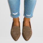 Nadia | Mocasines de ante suave y flexible