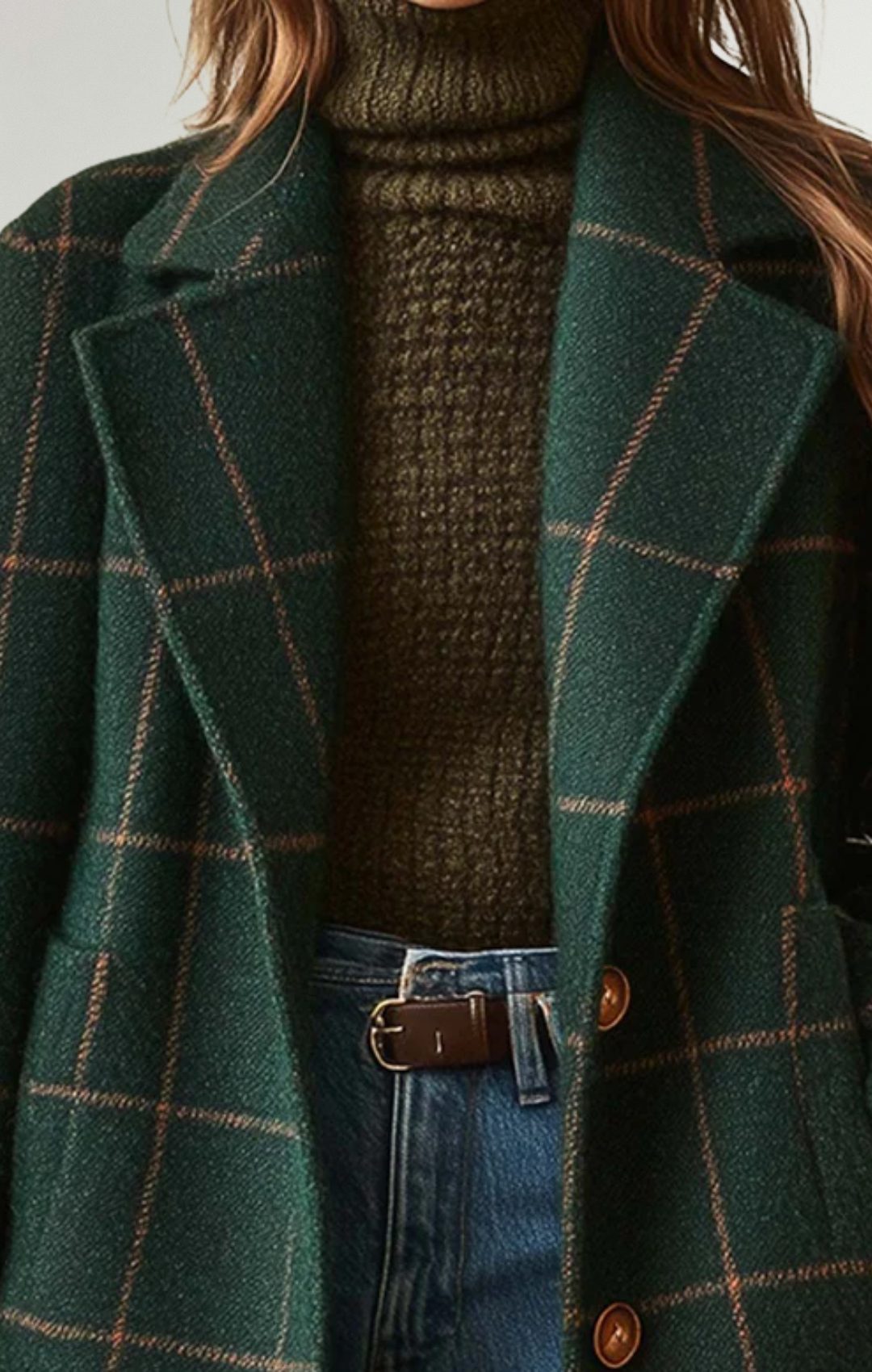 Fabiola | Abrigo clásico a cuadros