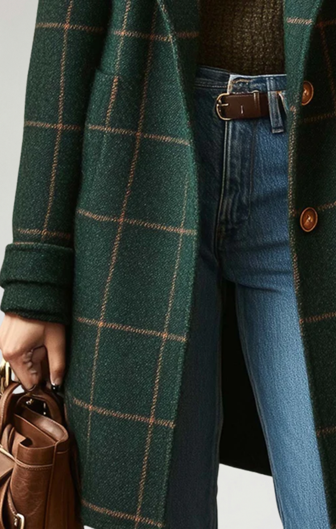 Fabiola | Abrigo clásico a cuadros