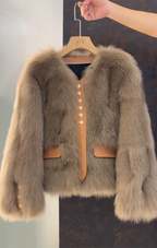 Sandra | Chaqueta de piel sintética