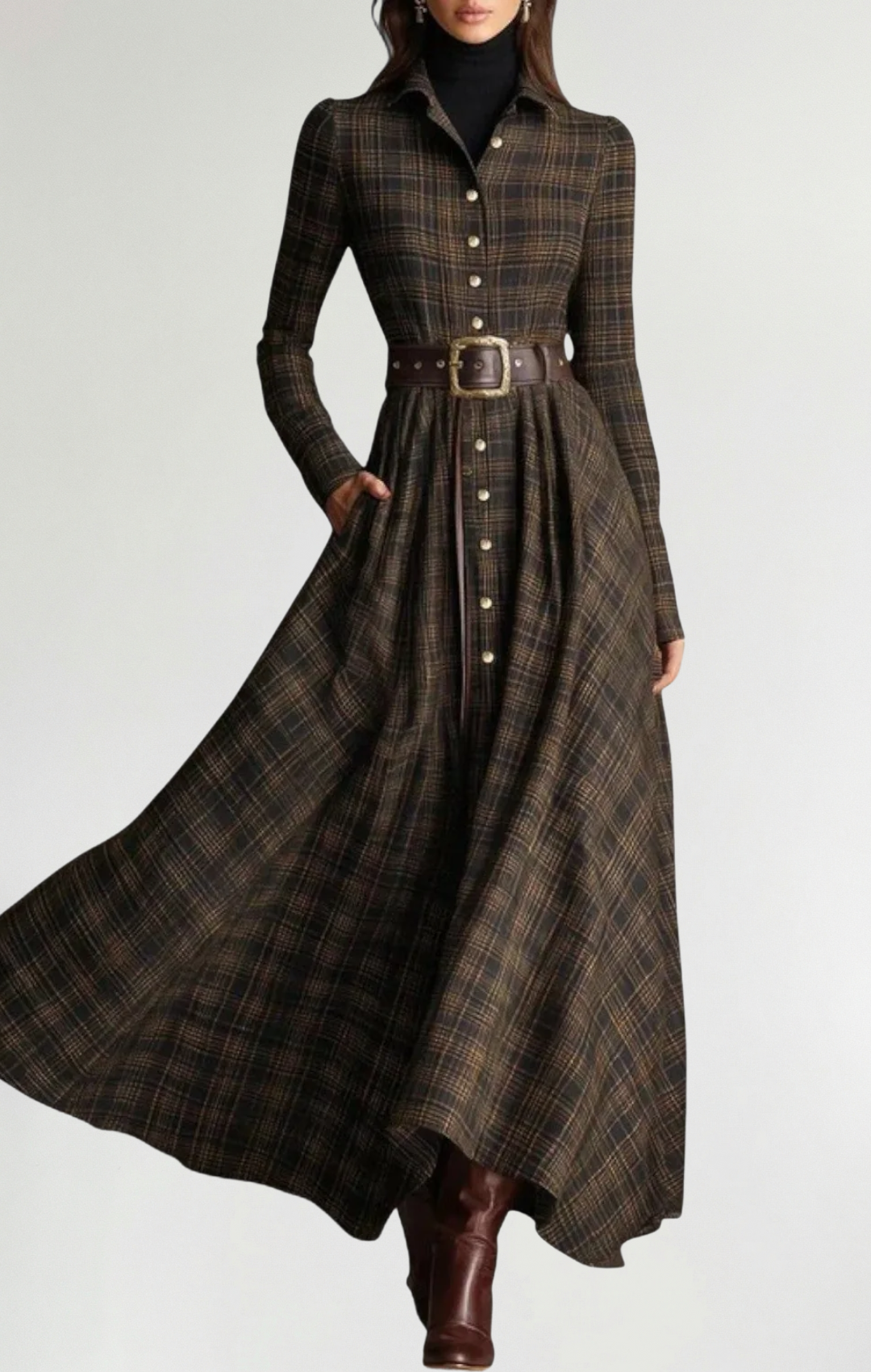 Sara | Vestido largo vintage