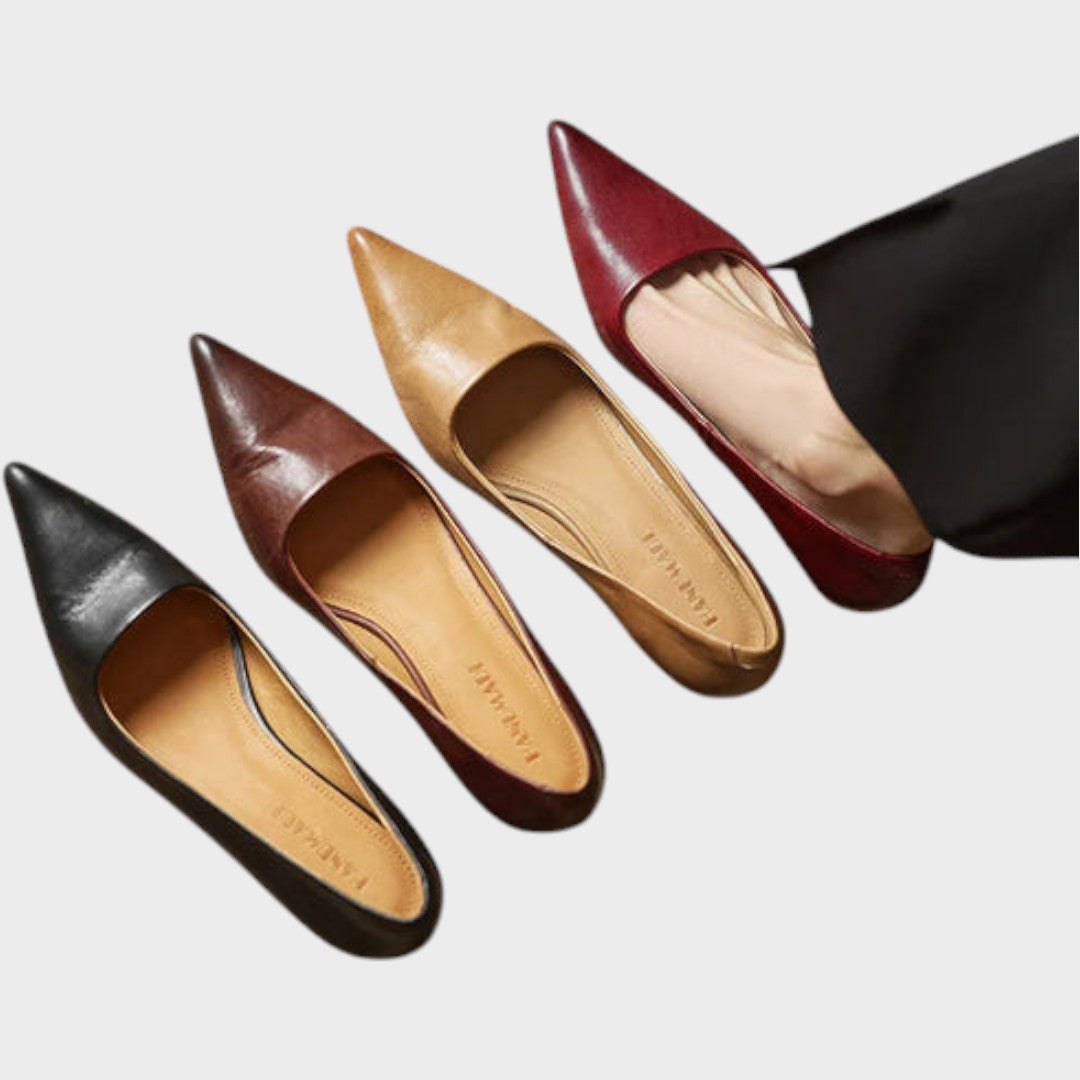 Ali | Zapatos de Punta en Cuero