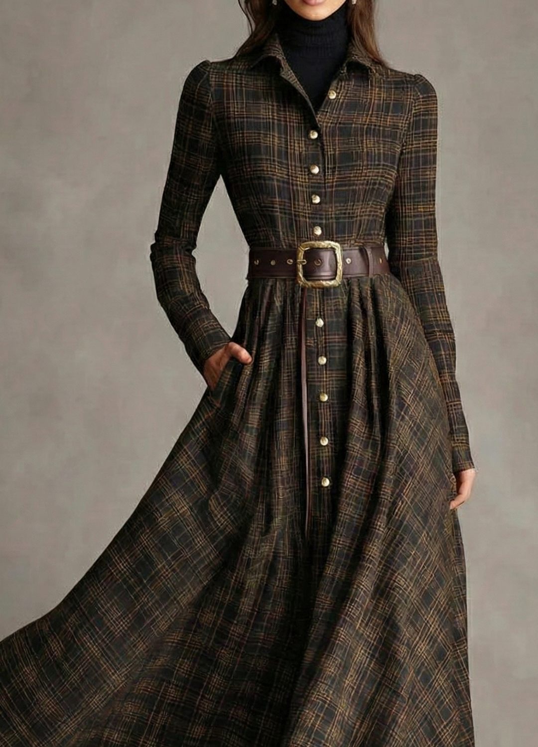 Sara | Vestido largo vintage