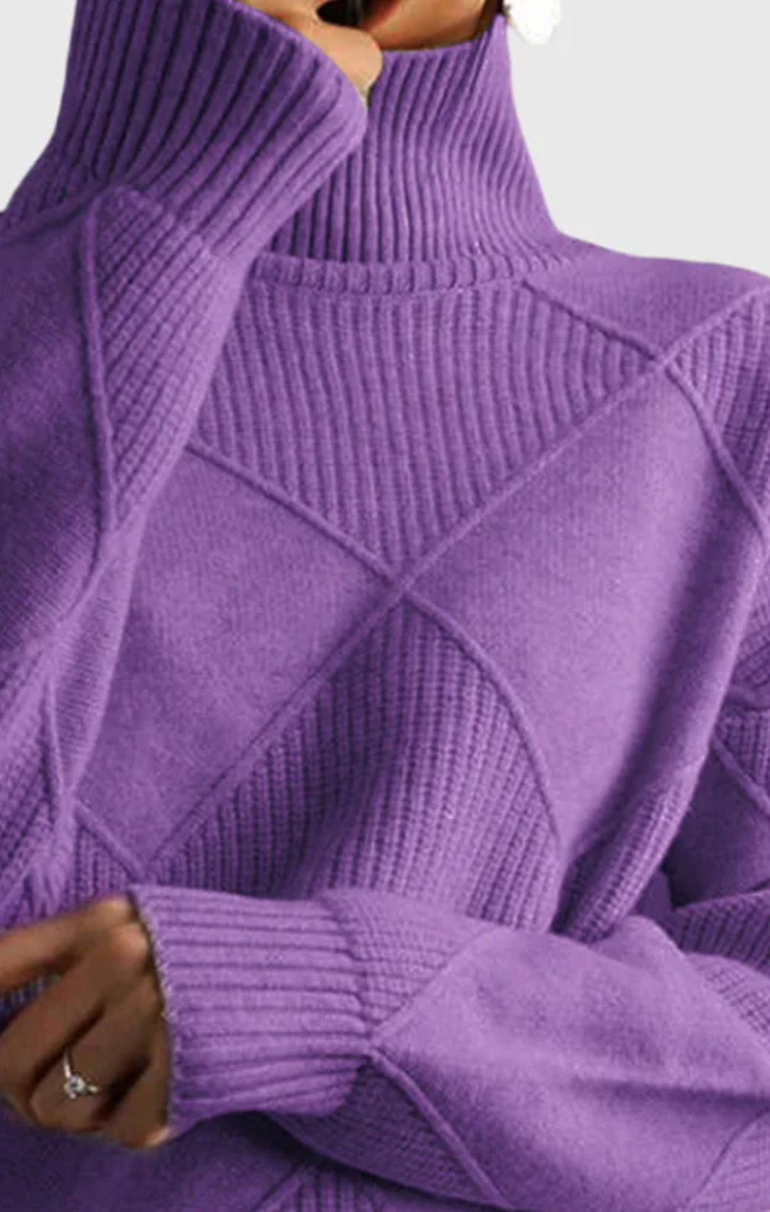 Ángela | Suéter de cuello alto
