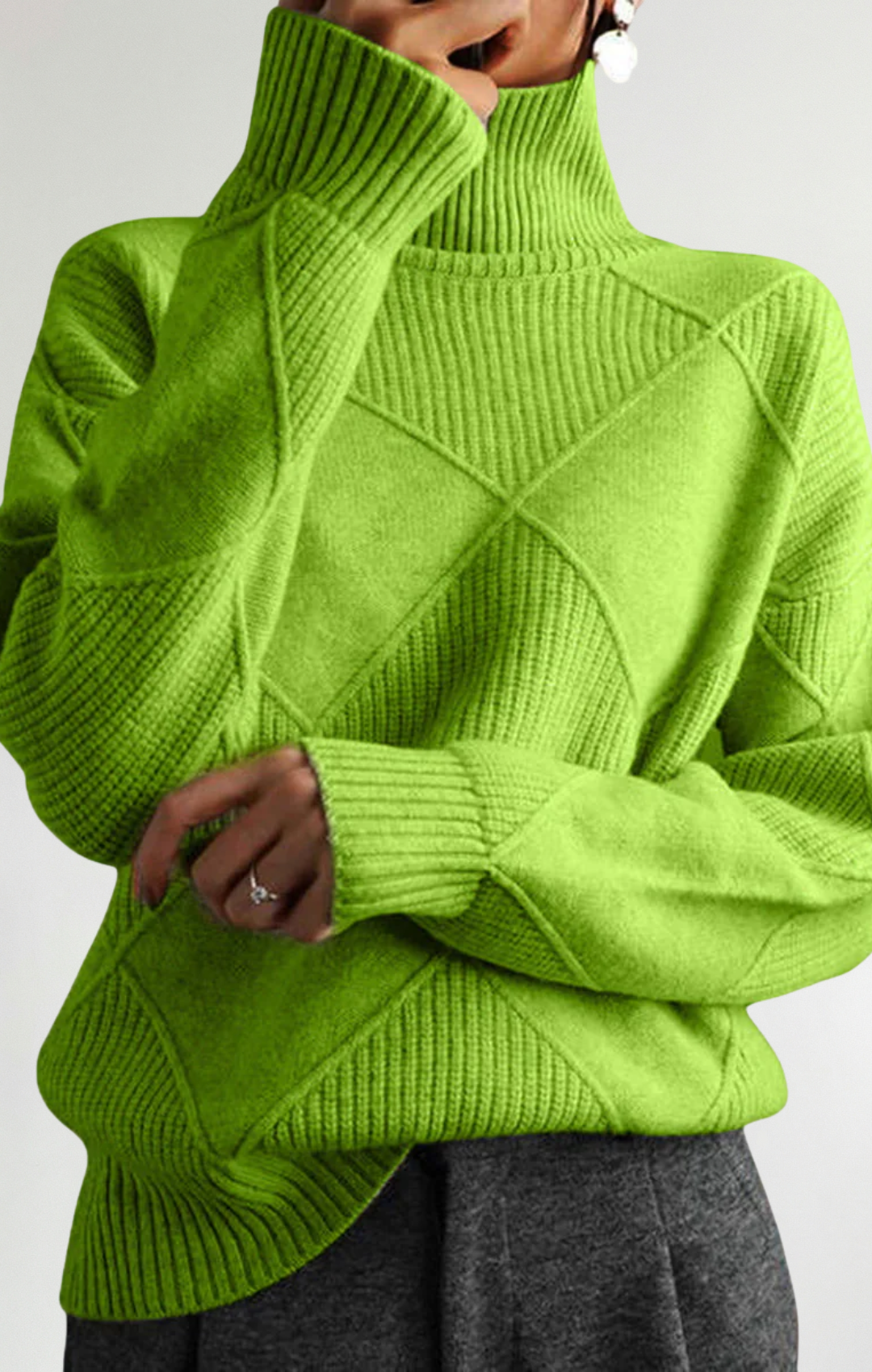 Ángela | Suéter de cuello alto