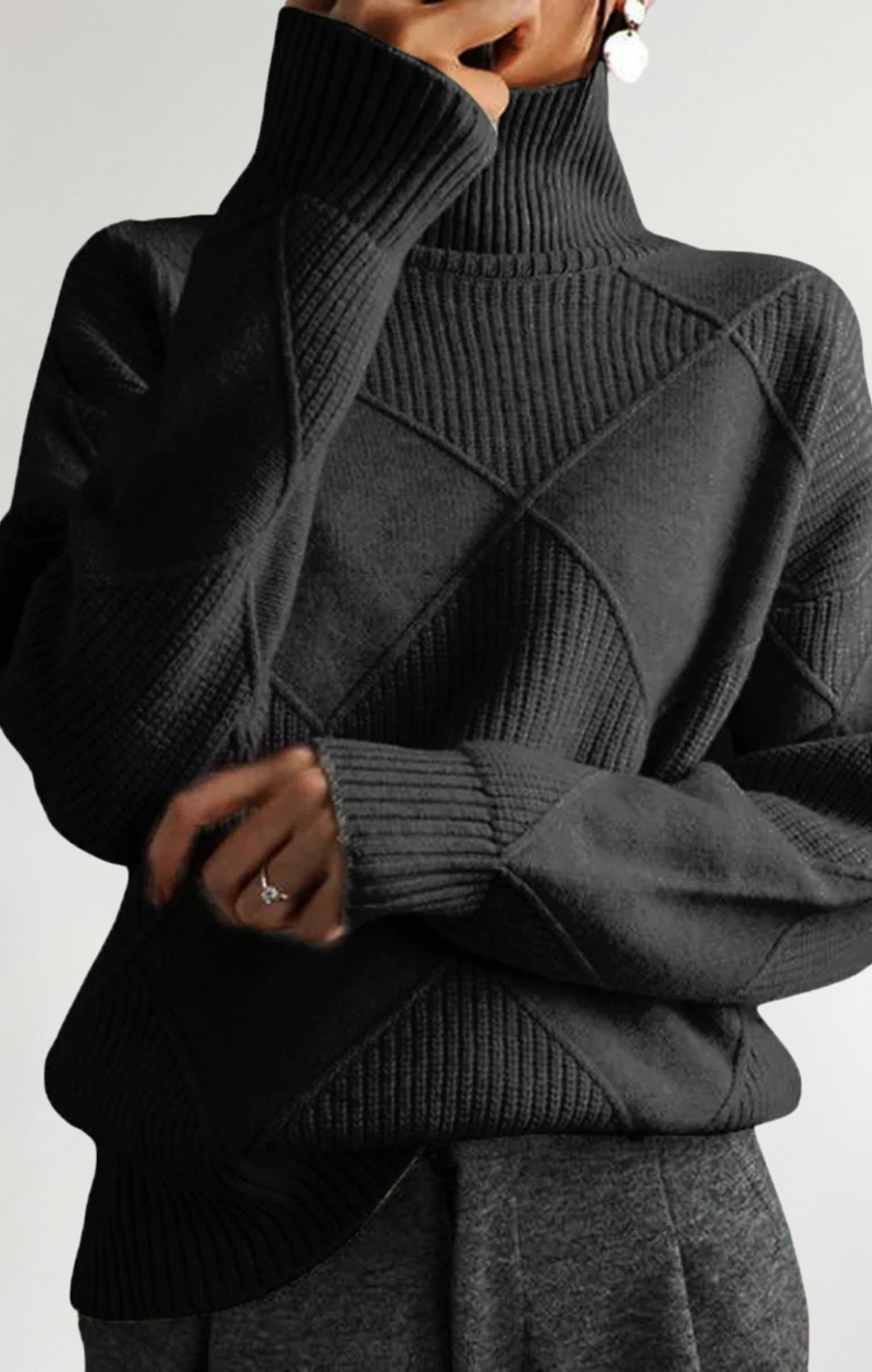 Ángela | Suéter de cuello alto