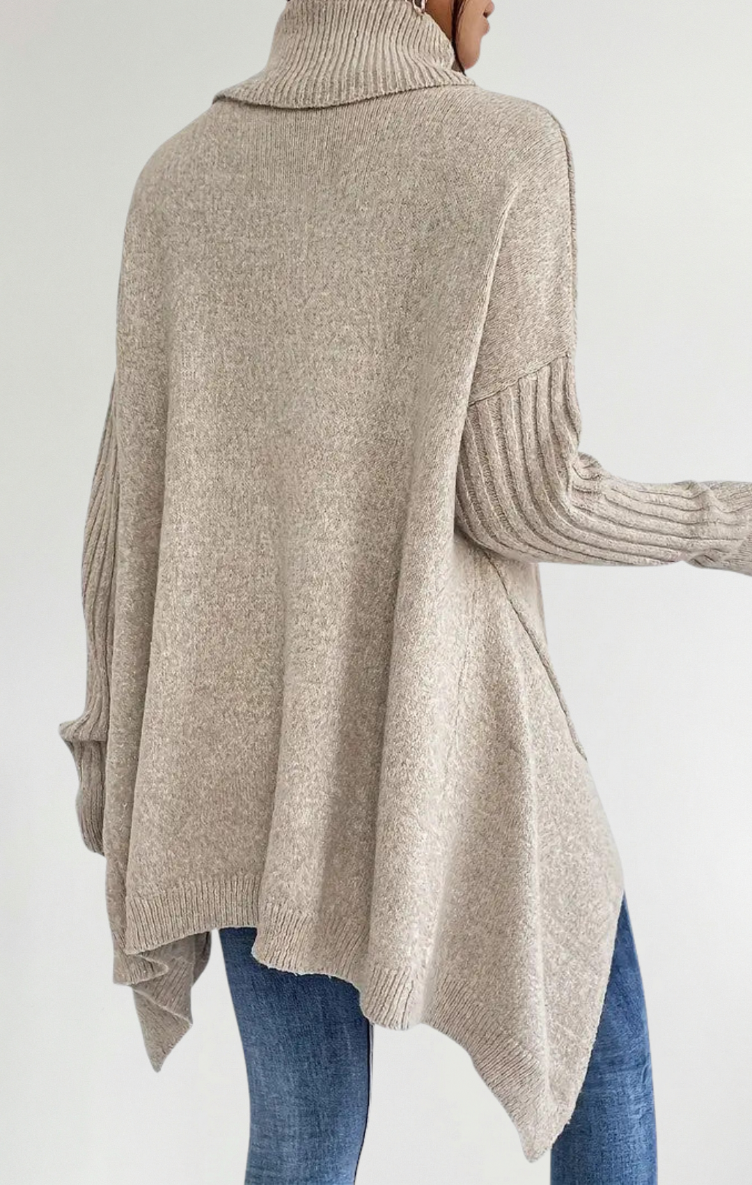 Raquel | Jerséy largo de cuello alto