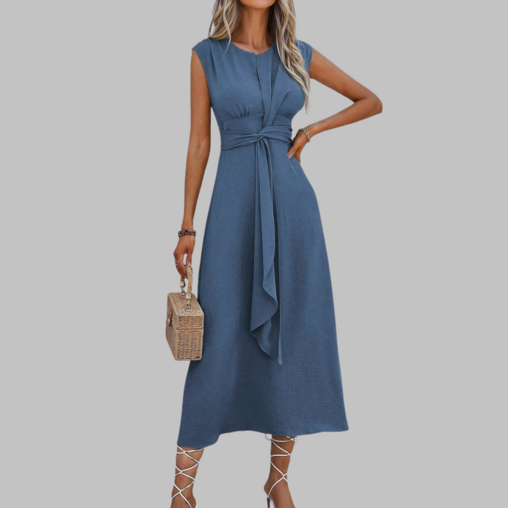 Patricia | Vestido maxi elegante azul