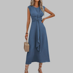 Patricia | Vestido maxi elegante azul
