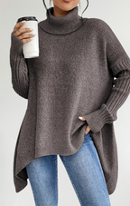 Raquel | Jerséy largo de cuello alto