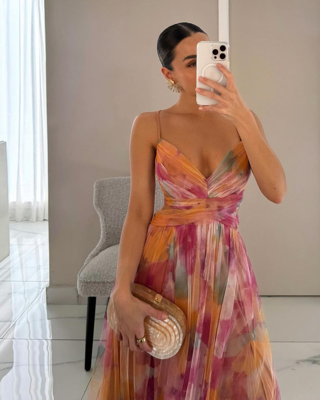 Sofía | Vestido maxi floral elegante