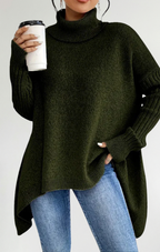 Raquel | Jerséy largo de cuello alto