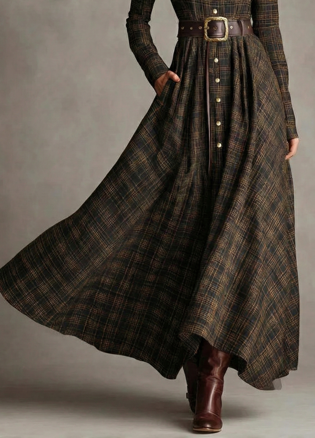 Sara | Vestido largo vintage