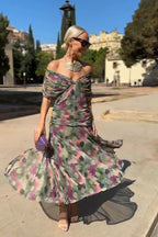 Elena | Vestido largo elegante con escote en V