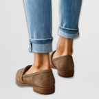 Nadia | Mocasines de ante suave y flexible