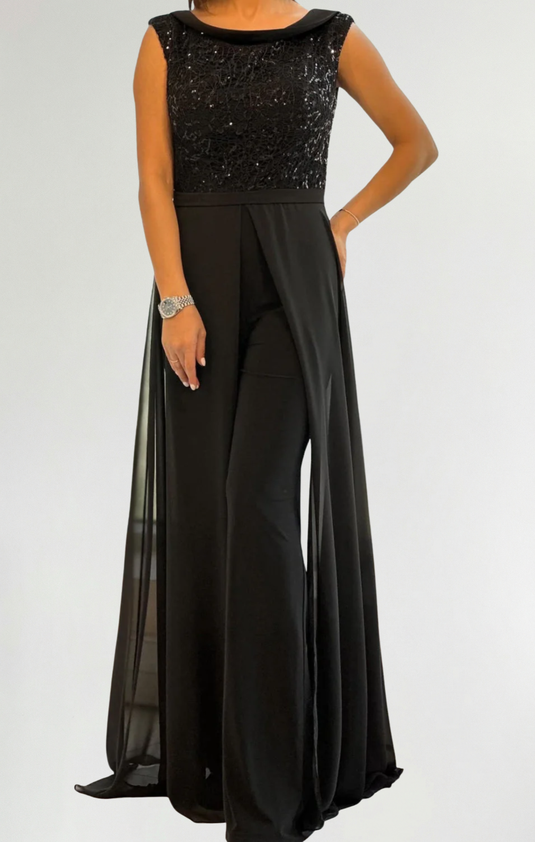 Luna | Elegante mono sin mangas