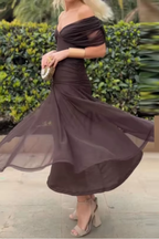 Elena | Vestido largo elegante con escote en V