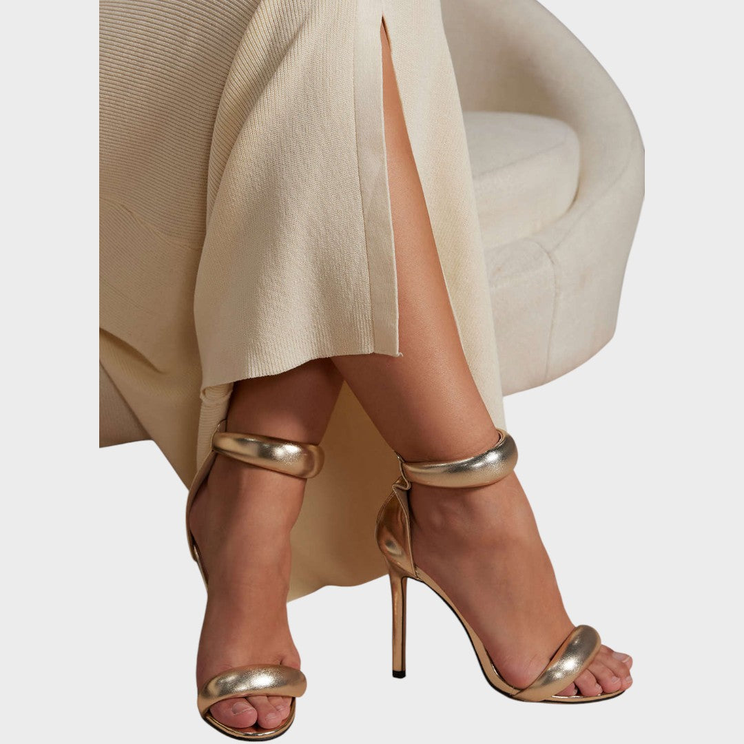 Alda | Tacones Altos con Tira en el Tobillo