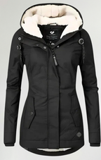 María | Chaqueta de Invierno Impermeable con Capucha