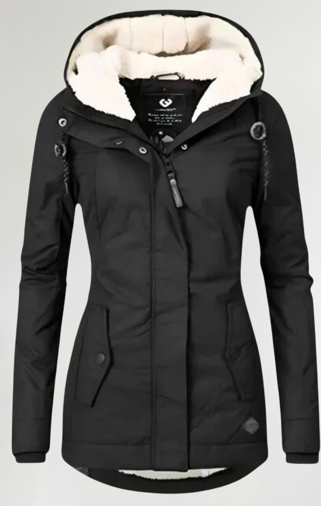 María | Chaqueta de Invierno Impermeable con Capucha