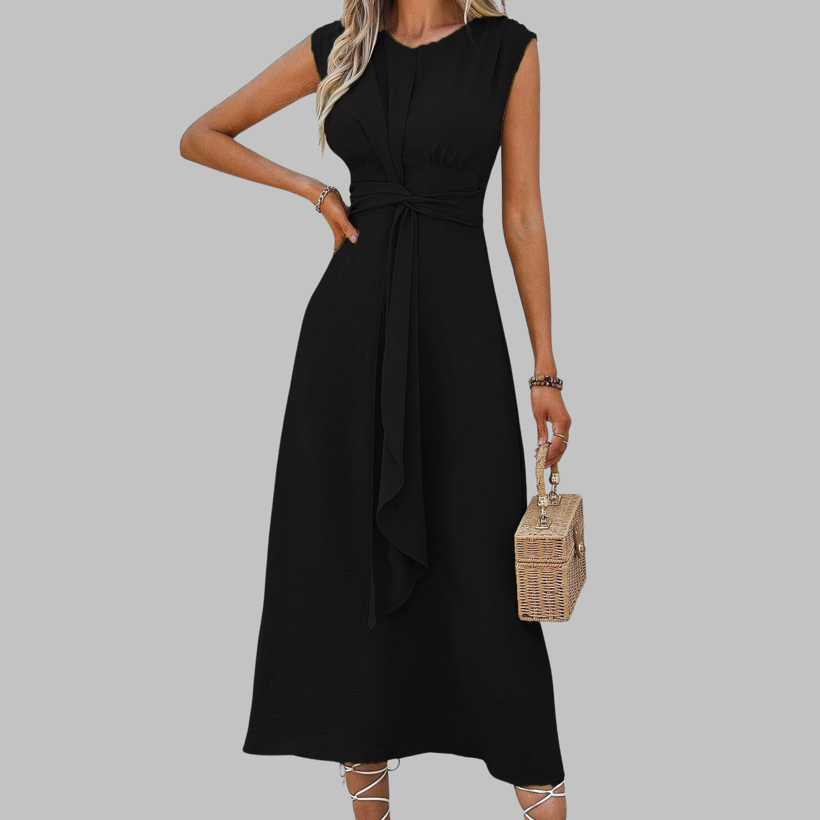 Patricia | Vestido maxi elegante azul
