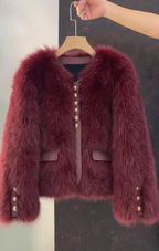 Sandra | Chaqueta de piel sintética