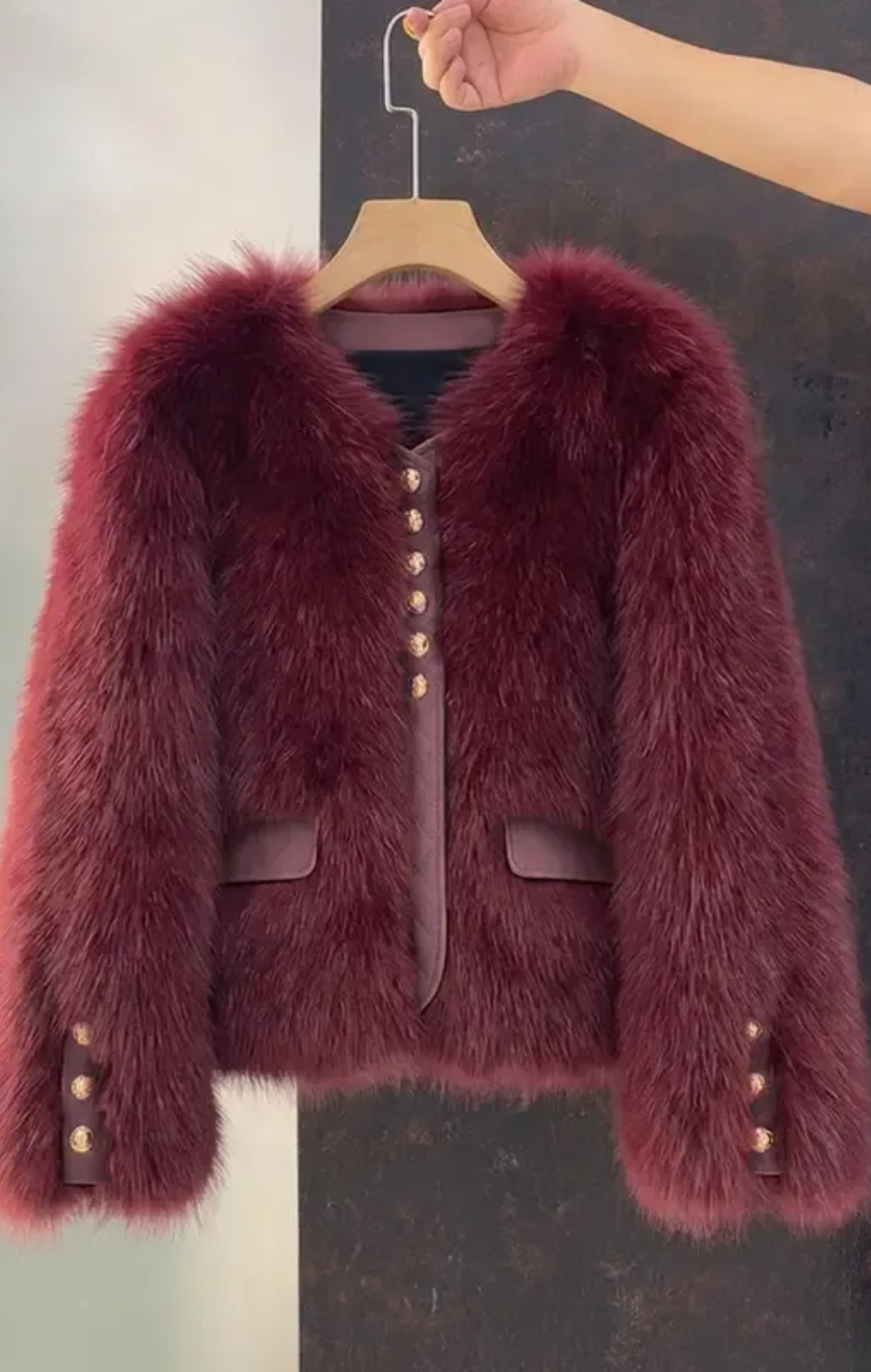 Sandra | Chaqueta de piel sintética