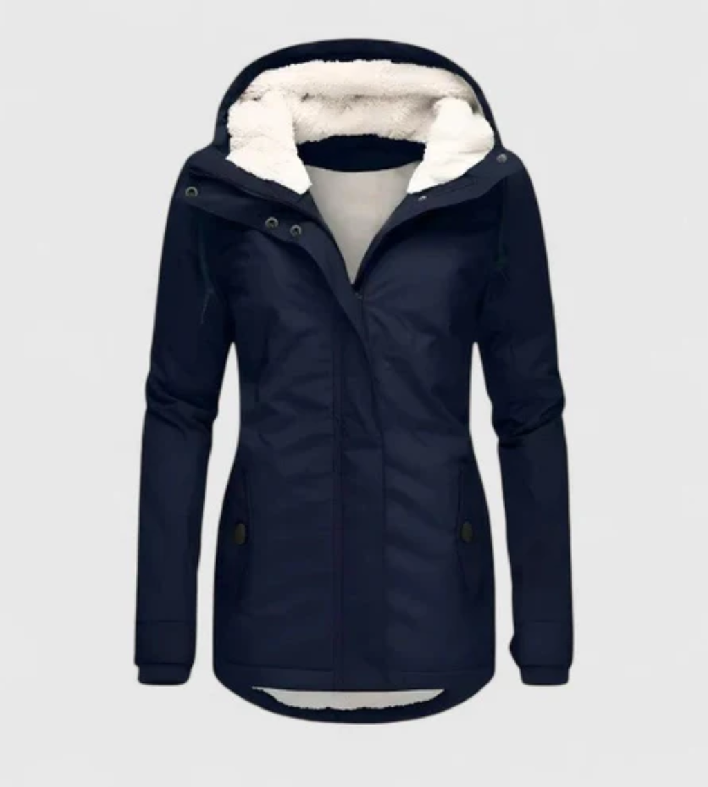 María | Chaqueta de Invierno Impermeable con Capucha