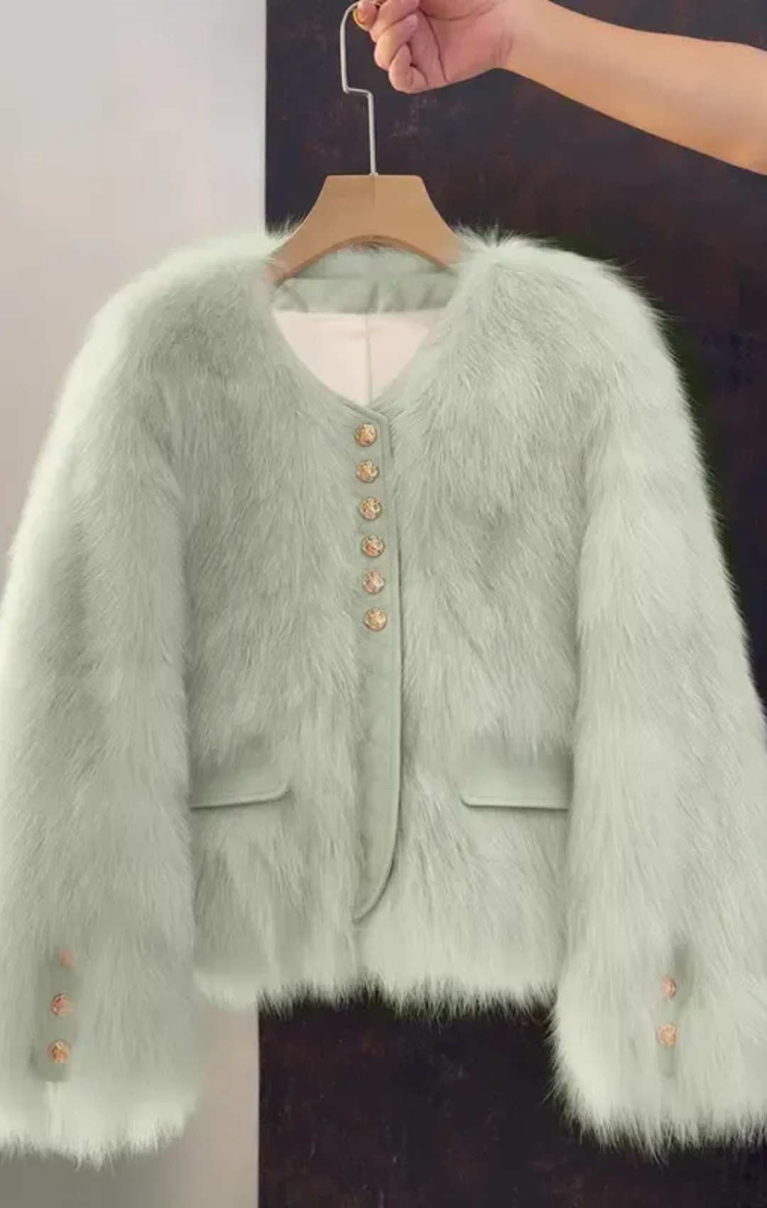 Sandra | Chaqueta de piel sintética