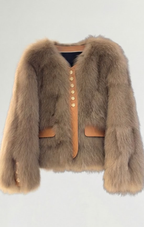 Sandra | Chaqueta de piel sintética