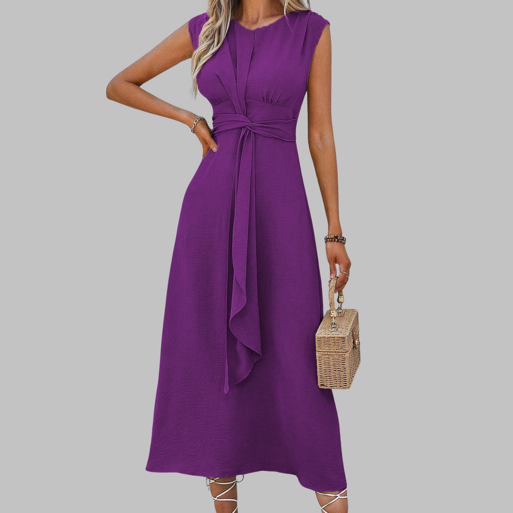 Patricia | Vestido maxi elegante azul