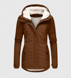 María | Chaqueta de Invierno Impermeable con Capucha