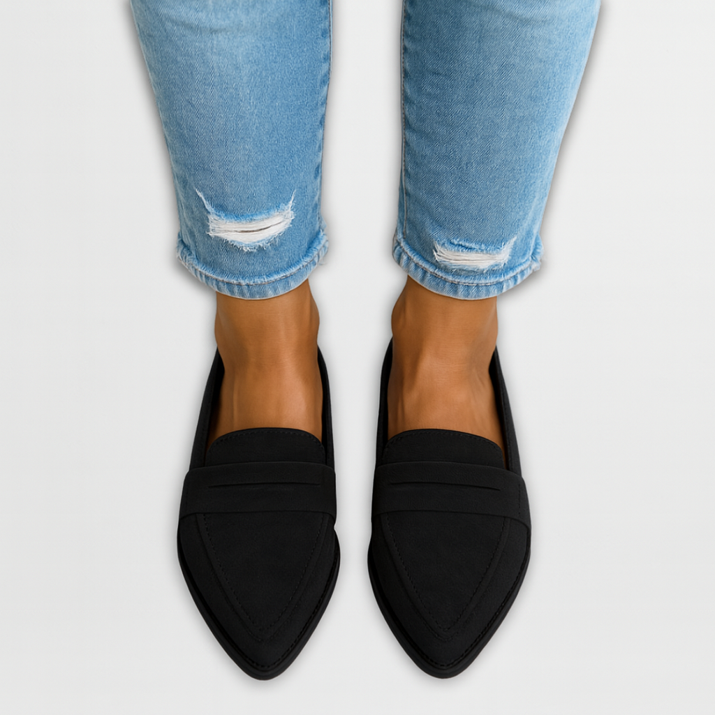 Nadia | Mocasines de ante suave y flexible