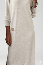Silvia | Vestido largo de punto suave