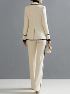 Belén | Conjunto Sastre Elegante con Ribete en Contraste