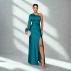 Valeria | Vestido Maxi Asimétrico Elegante