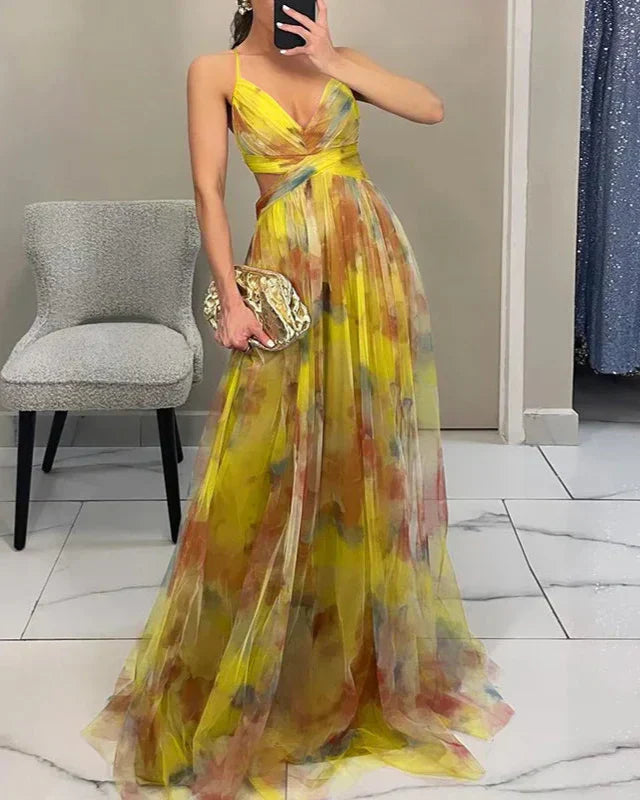 Sofía | Vestido maxi floral elegante