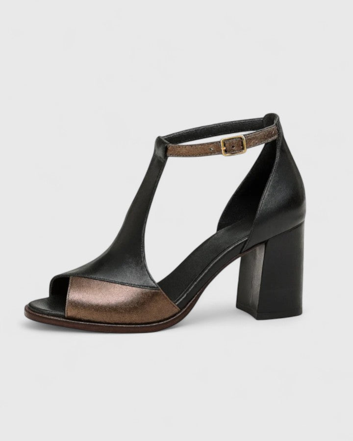Elvira | Tacón stiletto plateado elegante