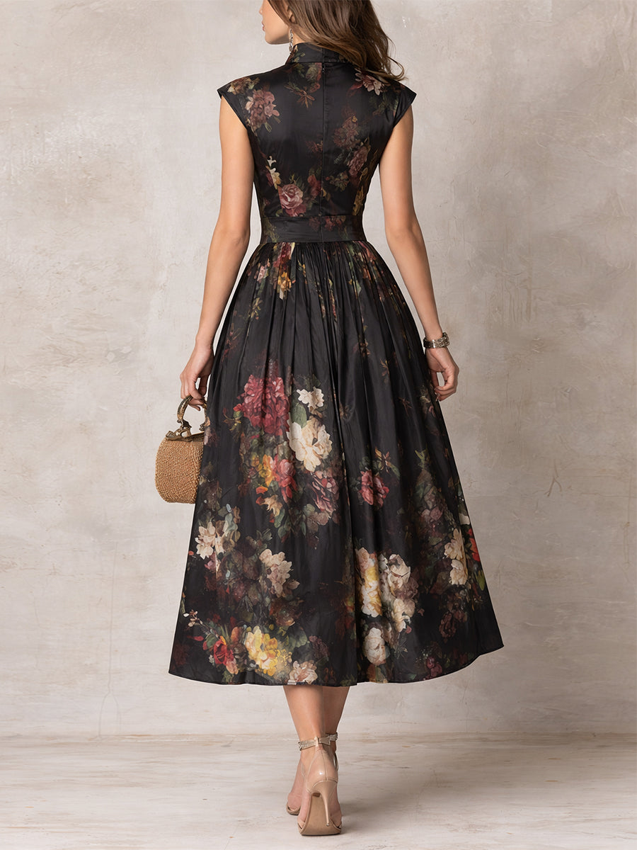 Marisa | vestido midi floral elegante