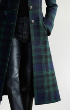 Rebeca | Abrigo elegante a cuadros atemporal