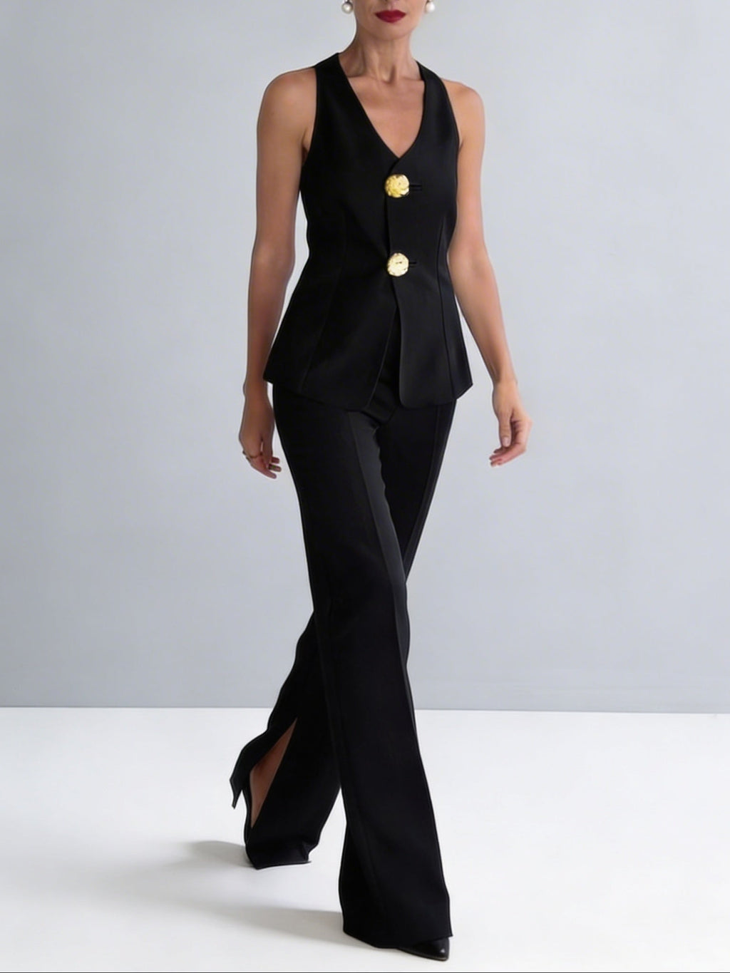 Valeria | Conjunto Elegante de Chaleco y Pantalón