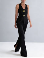 Valeria | Conjunto Elegante de Chaleco y Pantalón